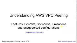 VPC Peering features, limitations and invalid scenarios