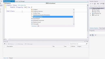 Crear Clase en Visual Basic .net