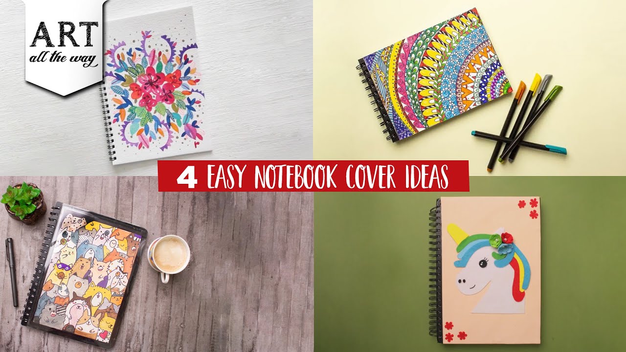 DIY Notebook Unicorn Craft - Messy Little Monster