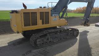 MASSIVE John Deere 870G Excavator Hauling  12 Axles, 78 Wheels 180,000lbs+!!!