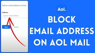 how to block email address in aol mail 2024