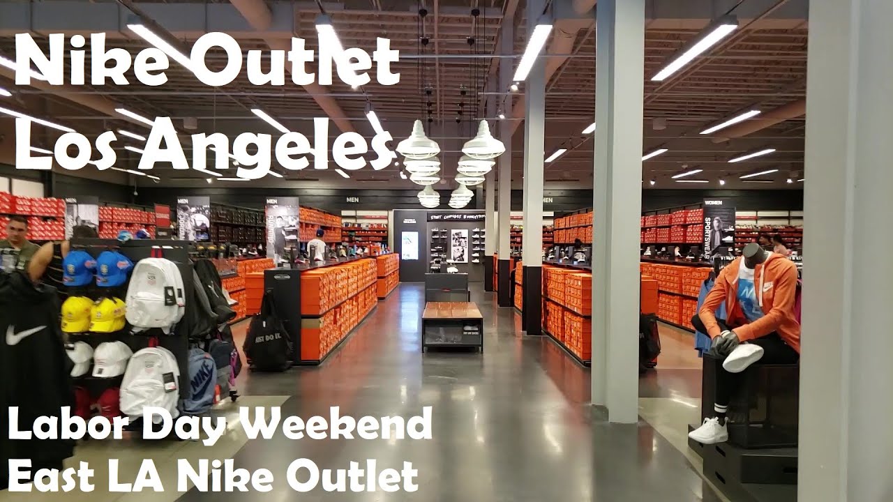 Labor Day Weekend Visit to Nike in Los Angeles! East LA Nike Outlet YouTube