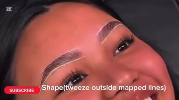 Eyebrow lamination #tutorial #beautiful #beauty #brows #eyebrows #brows @prettybrows