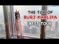 At The Top Burj Khalifa - 2020 - 2021 Dubai - Vlog Tallest Building - برج خليفة