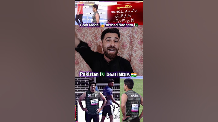 Indian Pakistani public media reaction on Arshad Nadeem win gold medal Asian athletic championship