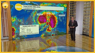 Hurricane Melissa Strengthens To A Category 4 Storm