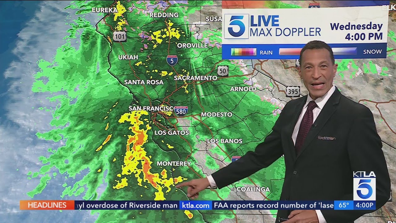 Southern California to get drenched by back-to-back storms - YouTube
