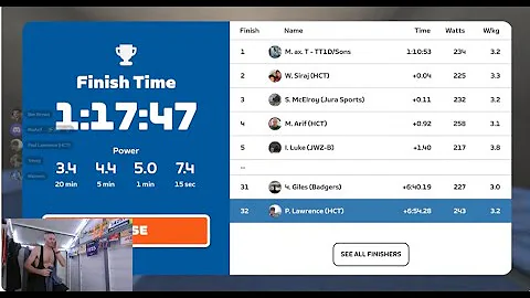 Zwift Racing League : City Showdown - Open Royal League B2 on London Loop Reverse Round 2 Race 3