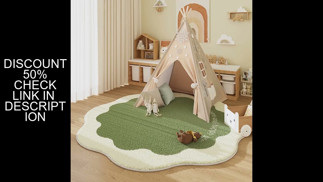 Cartoon Style Rugs for Bedroom Irregular Shapes Living Room Decoration Carpet Thick Plush Children F