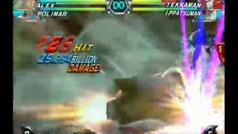 TvC UAS Alex/Polimar crossover combination setup (42.699 billion damage)