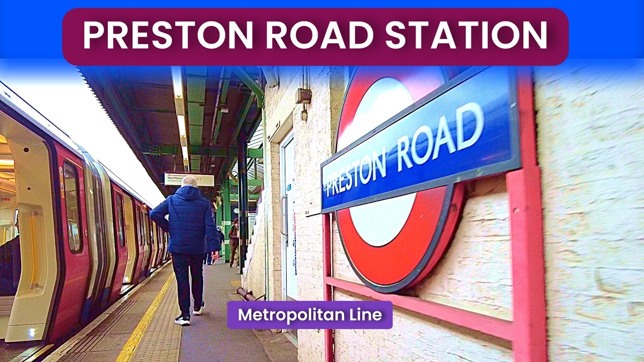 London underground Metropolitan Line Preston Road Station Exit