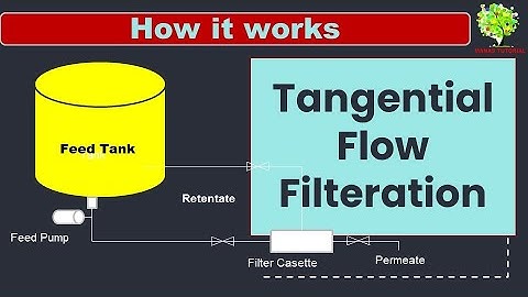 Tangential Flow filtration Process I Cross Flow Filteration I  TFF how it works?