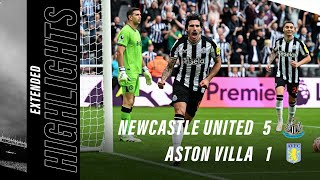 ⁣Newcastle United 5 Aston Villa 1 | EXTENDED Premier League Highlights