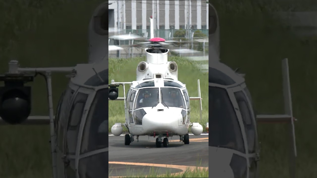 Eurocopter AS365:565 Dauphin 2:Panther JA02EX Takeoff 3