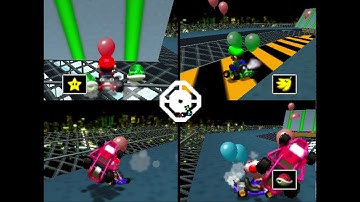 Battle Kart 64 - Testing bots not falling off the course