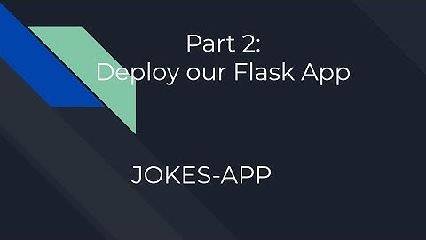 Part 2 Deploy Flask API to Heroku