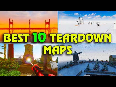 Top 10 teardown maps | The best mods for Teardown and super ramp  ✅ Teardown gameplay