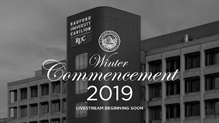 Radford University Carilion Winter Commencement December 13, 2019 12 p.m.
