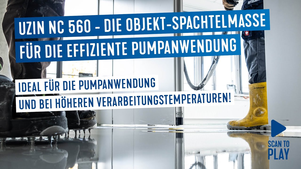 Anwendung UZIN NC 560 FusionTec Spachtelmasse Schritt für Schritt