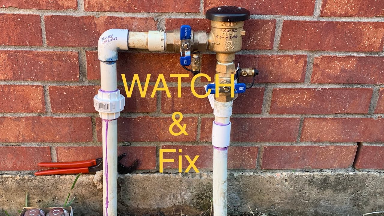 Zurn Wilkins Pressure Vacuum Breaker Replacement#Vacuum - YouTube