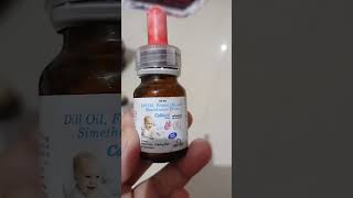 Dill Oil, Fennel Oil With Simethicone Drops.