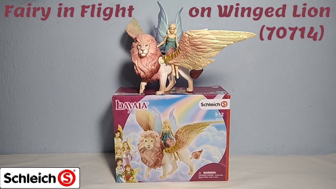 Schleich Bayala Fairy in Flight on Winged Lion (70714) Figure Review!