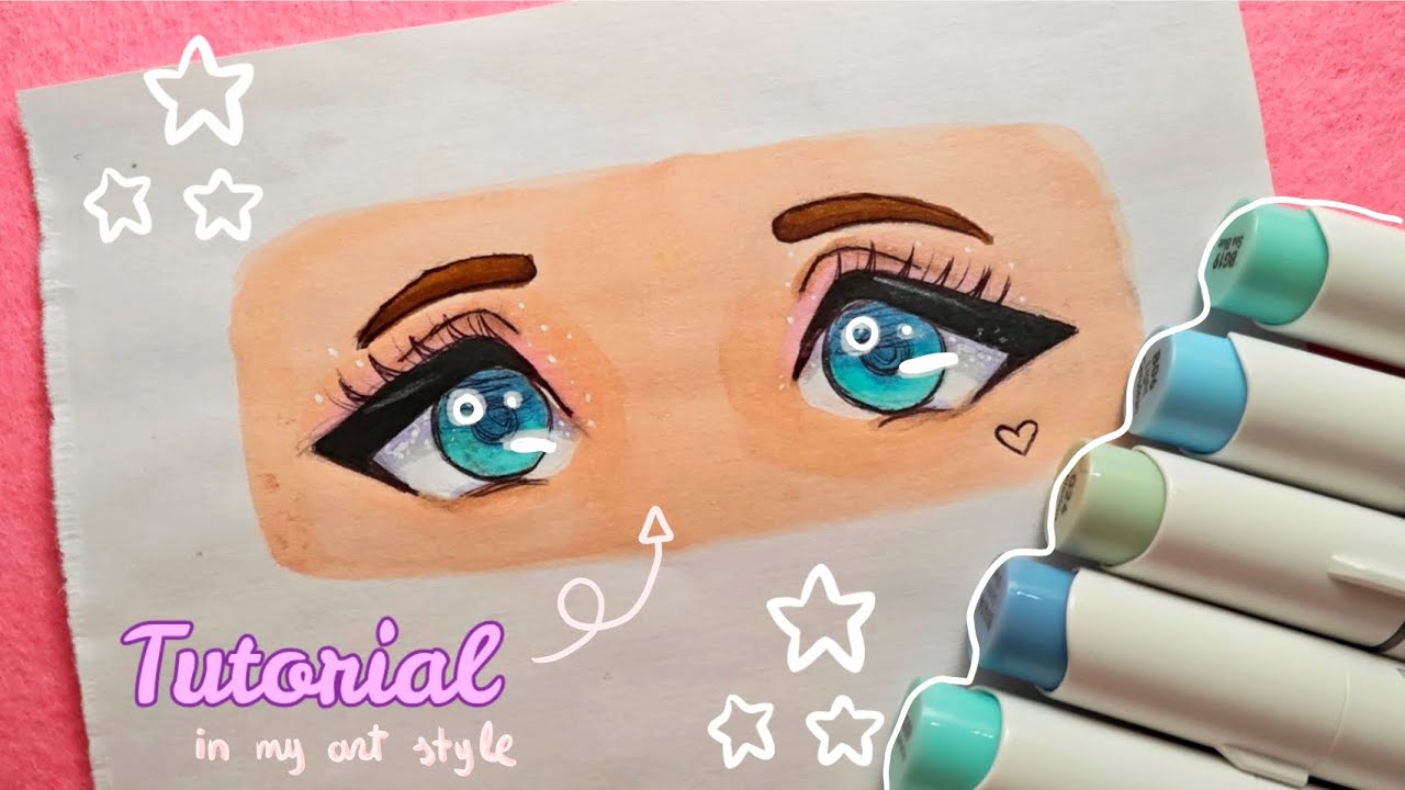 How to Draw Eyes in my Art Style ♡ / Easy Tutorial 