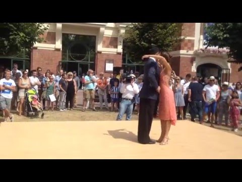 Marie-Anne Morin & René Bui -Tango argentin- Hippodrome de Deauville août 2015