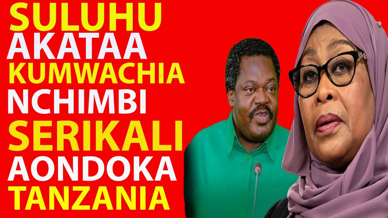 Samia Akataa Kumwachia Naibu Rais Emmanuel Nchimbi Serikali Na Kuondoka Kwa Ndege Tanzania
