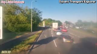 Reading Buses Sky Blue 15 Theale - Calcot Sainsbury's - Tilehurst Triangle - Central Reading