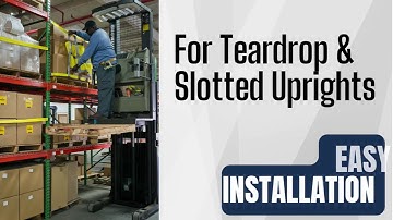 Sliding Pallet Rack Safety Net – Easy Warehouse Safety Upgrade | B&C Industrial Products