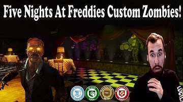 This Map Is Scary AF! - Black Ops 3 Custom Zombies (After Five Nights Nightmare Edition)