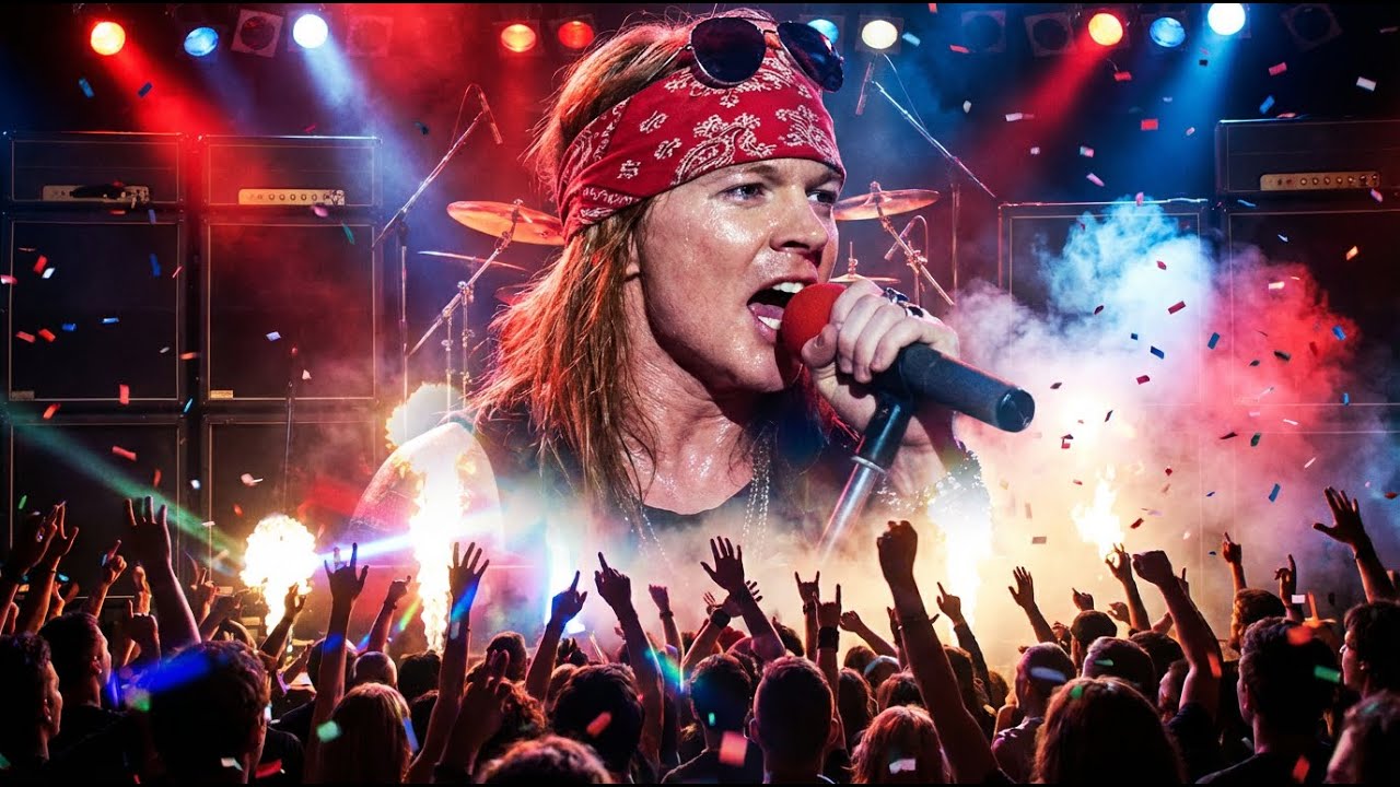 Axl Rose Sings “At Night” – Epic 80s Rock Vibes 