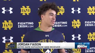 Jordan Faison talks playing football and lacrosse