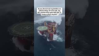 Kuzey Denizi'nde kaydedilen en yüksek dalgayaklaşık 30mt..#shortvideo #shortsvideo #trending #viral