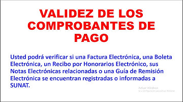 validez de comprobantes de pago ante sunat archivo excel macros