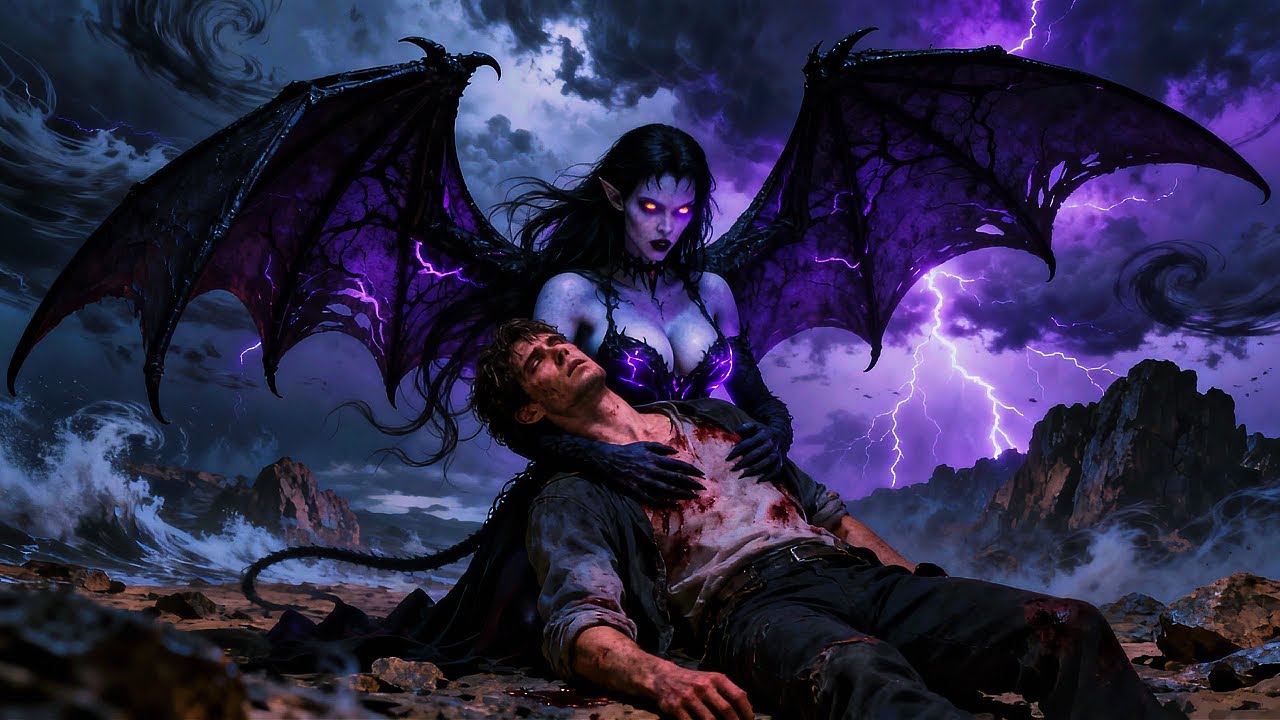 He Was Dying in the Storm—Until the Alien Vampire Enfolded Him in Her Wings | Sci-Fi | HFY |