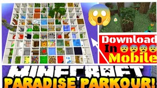 100 Level Parkour Map Minecraft Pe||Parkour Maps Download In Minecraft||#video  #youtube screenshot 4