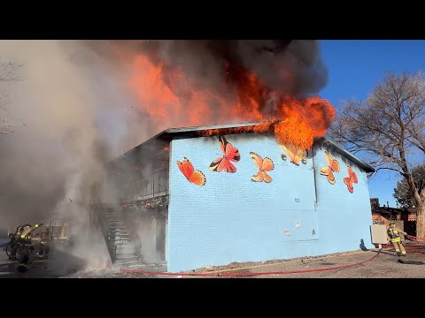 Working Fire at Vacant Apartment Building