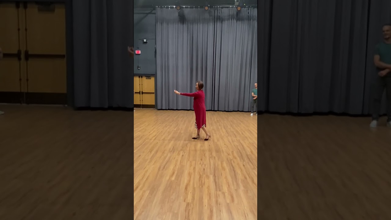 West Coast Swing beginner lesson: Tuck in Pass Turn . Bloomington, MN (Ballroom & Latin Dance Club).