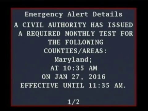 Emergency Alert System - Required Monthly Test #6 - YouTube