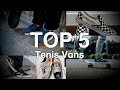 Top 5 - Mejores tenis Vans