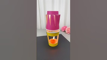 You Can Make a Beautiful Rotating Lantern with Paper Cups in a Few Simple Steps. #diy