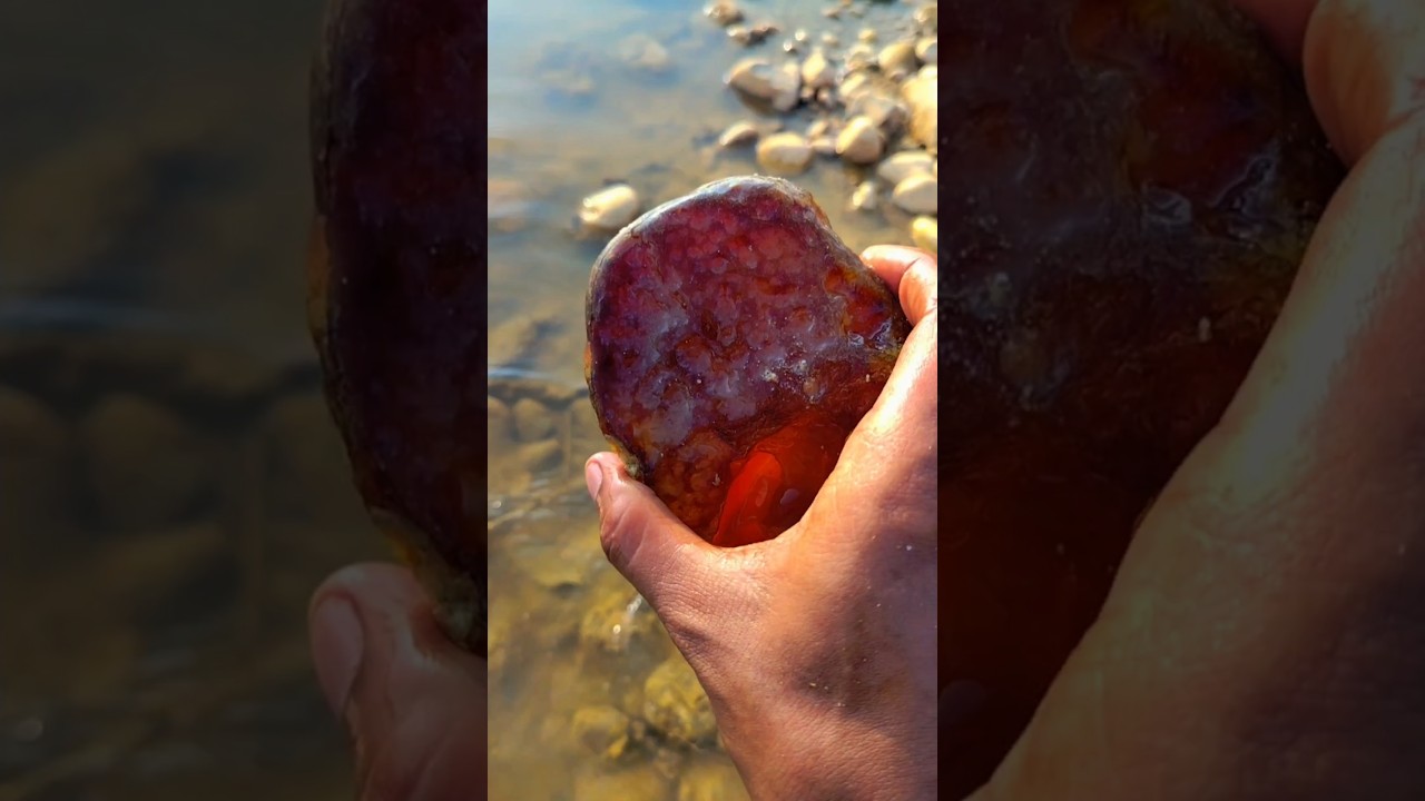 red crystal gemstones 