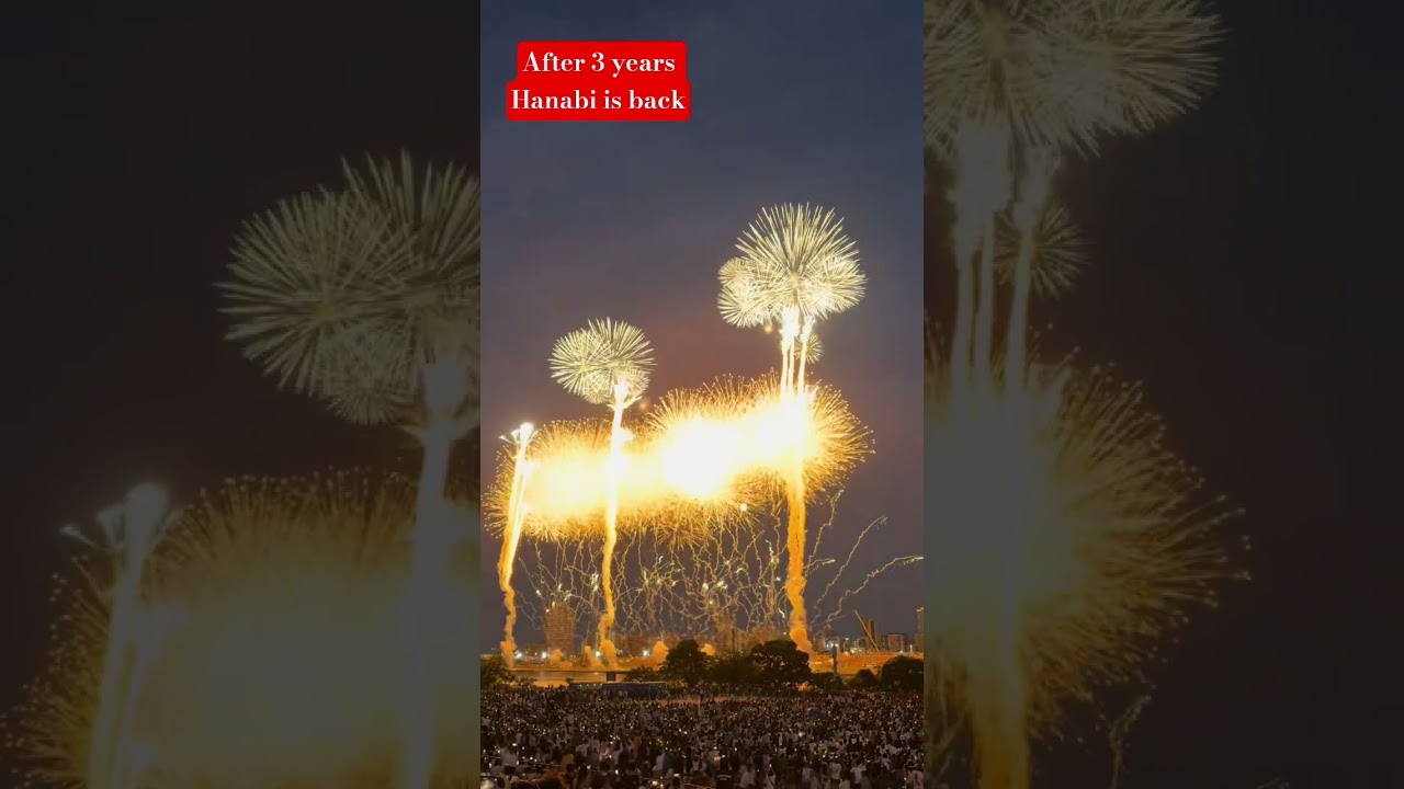After 3 years Asakusa Tokyo Hanabi is back - YouTube
