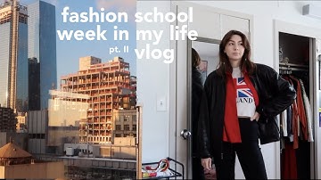 first week of spring semester @ fashion school in nyc