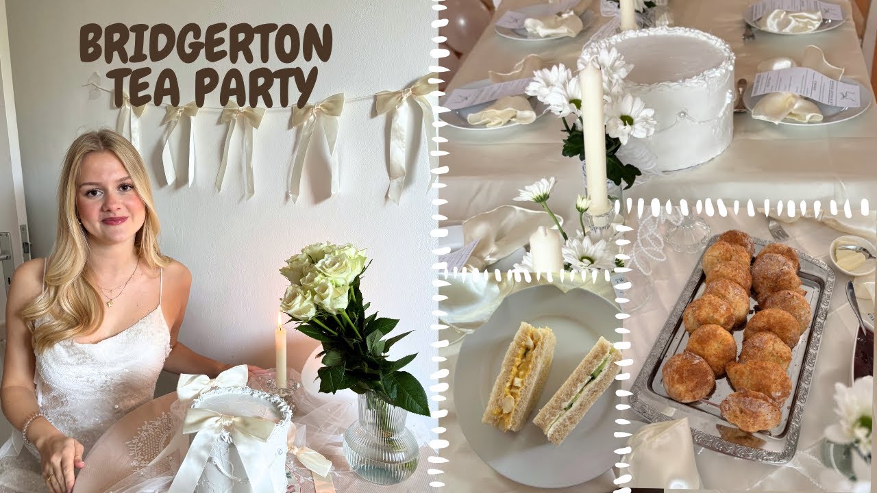 Ich hoste eine Bridgerton Tea Party zum Geburtstag  ✨ High Tea Party mit DIYs & Second-Hand-Finds