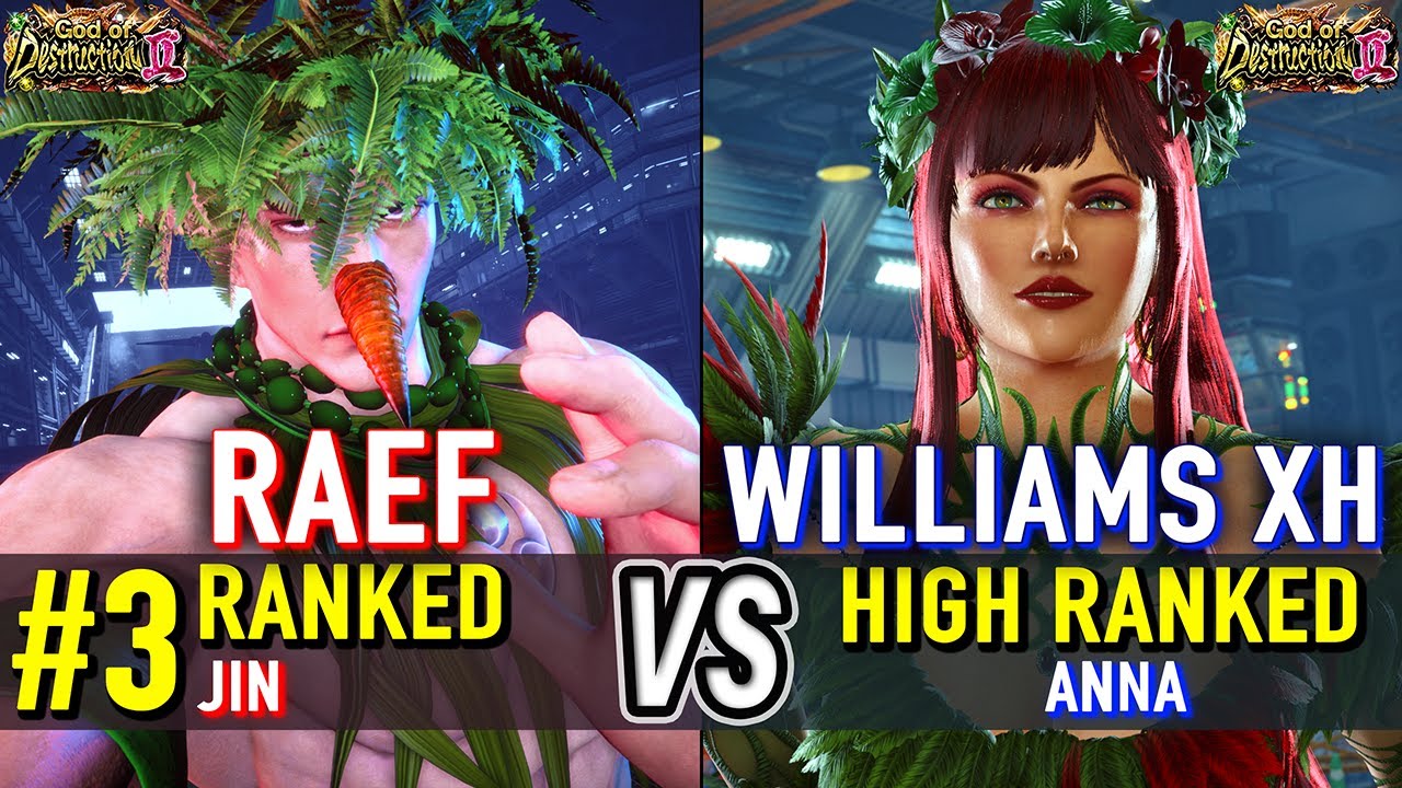 Raef Williams T8 🔥 RAEF (#3 Ranked Jin) vs WILLIAMS XH (Anna) 🔥 Tekken 8 High Level ...