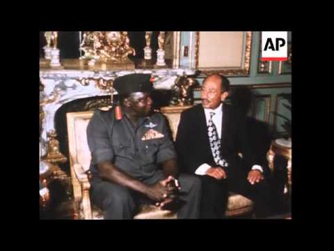 Idi Amin At The Start Of A Visit To Egypt, Three-Day Visit To The Sudan
