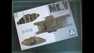 видео: Тяжелый танк Mk V (1/35) картинка: Тяжелый танк Mk V (1/35)